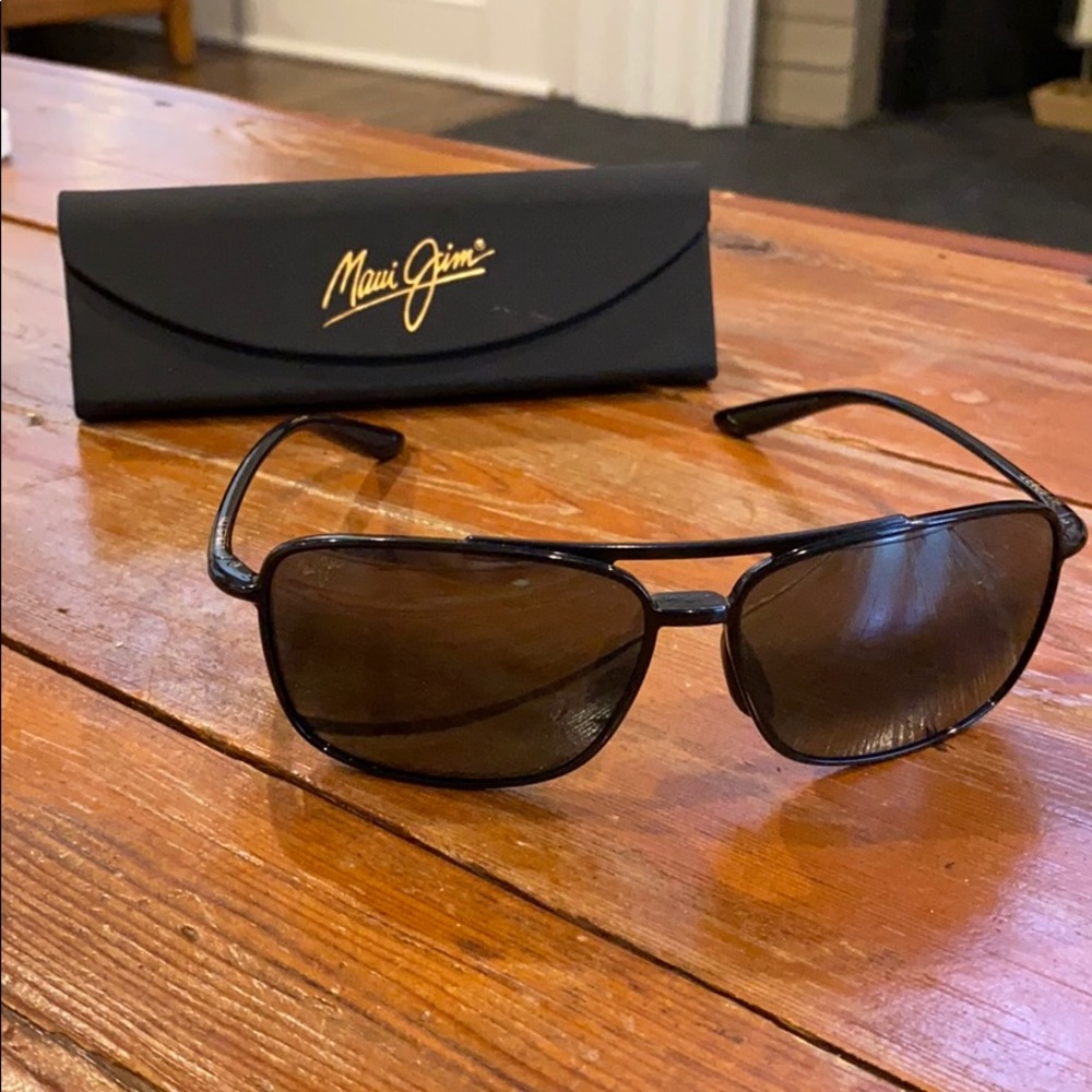 Maui Jim Kaupo Gap Black/Black mirror sunglasses
